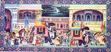 Mughal Procession