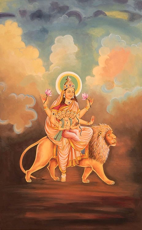 Navadurga - The Nine Forms of Goddess Durga - SKANDA MATA (The Fifth)