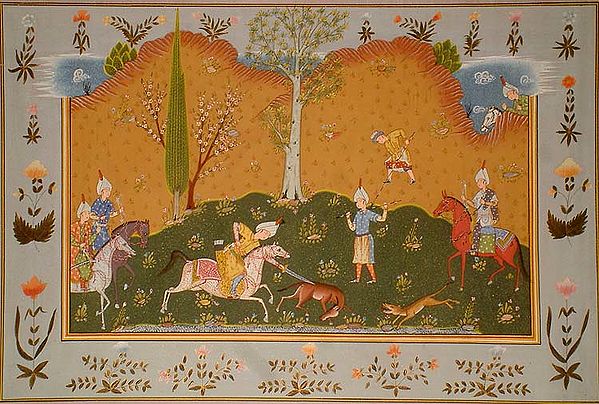 Persian Hunting Scene