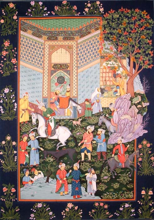 Persian Market Scene