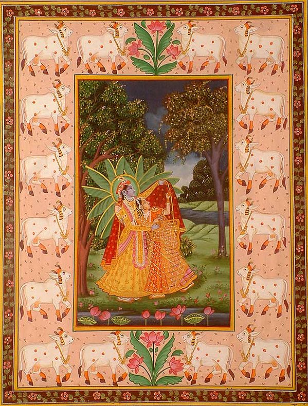 Radha Krishna in the Garden of Love