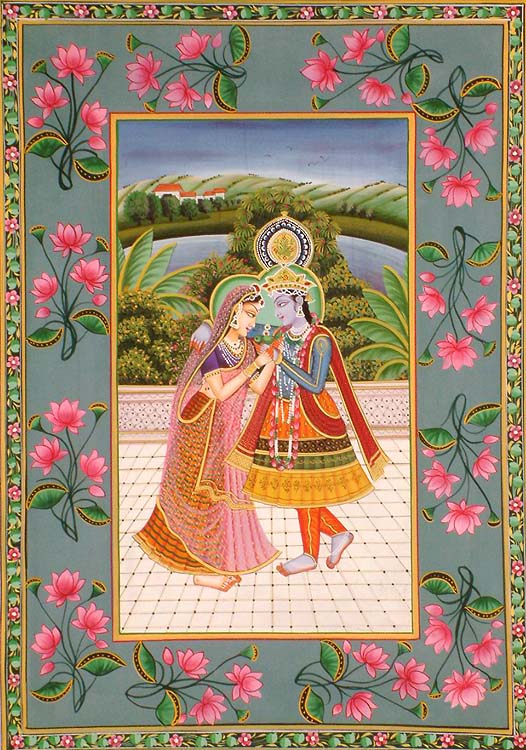Radha Krishna the Lotus Lovers