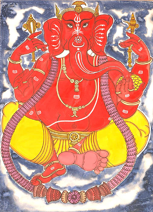 Rakta Ganesha
