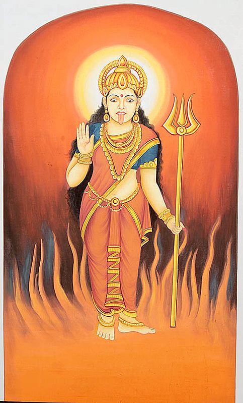 Rare Goddesses of India Series Jwaala Devi
