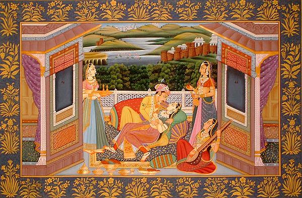 Scene from a Mughal Harem