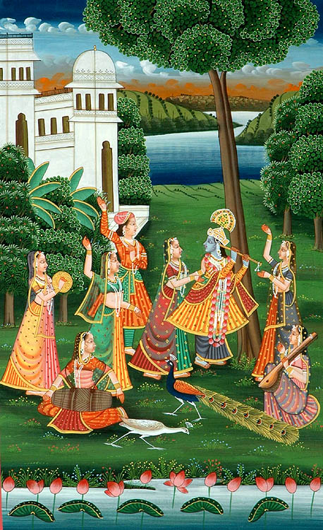 Singing and Dancing with Krishna
