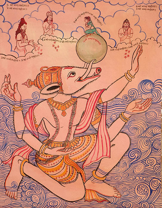 Tantric Diagram of Varaha Avatara