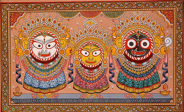 The Trinity of Jagannatha at Puri