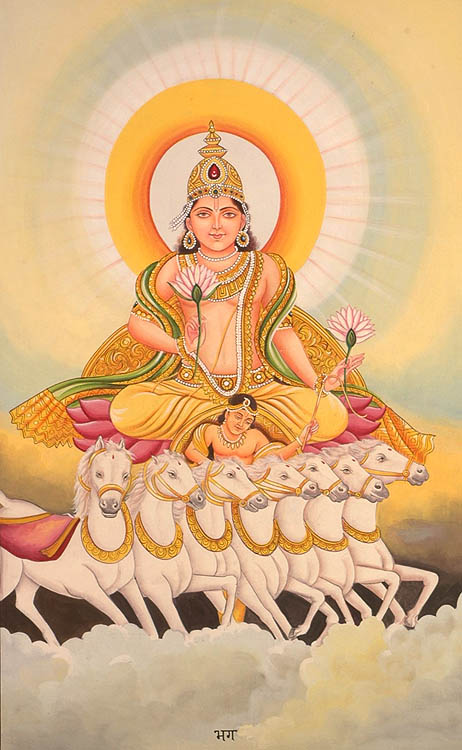 The Twelve Forms of the Sun (Surya) - BHAGA