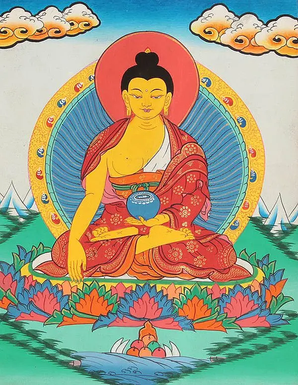 Shakyamuni Buddha in Bhumisparsha Mudra