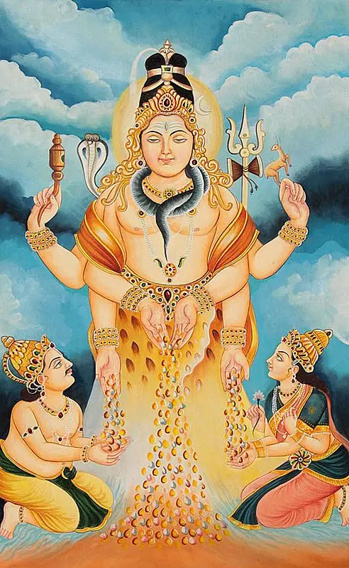 Shiva Bestows Riches