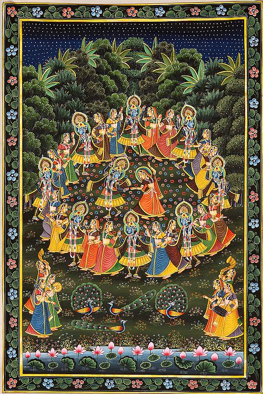 Rasa Mandala (The Divine Circular Dance of Krishna with Gopis)