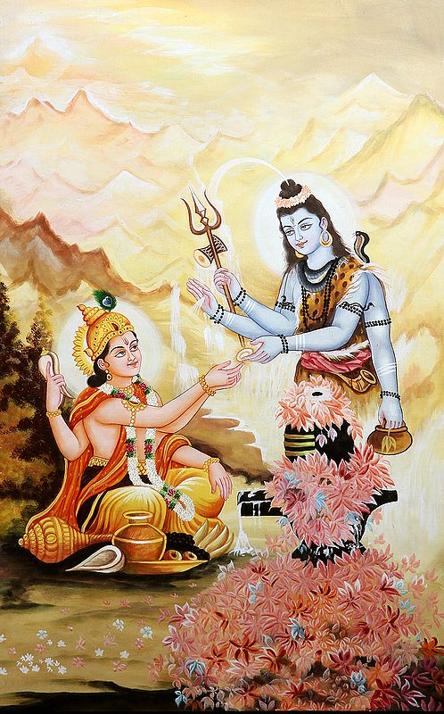 Lord Vishnu and Shiva