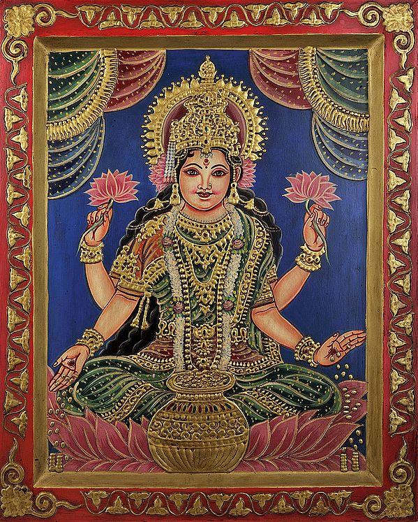 The Beauty Of The Seated Lakshmi