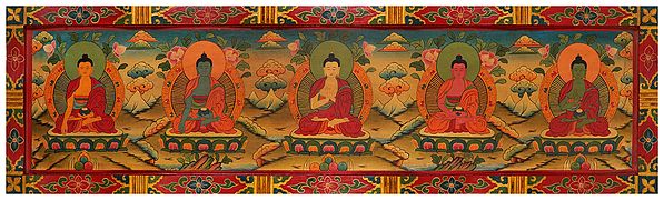 Five Buddhas -Tibetan Buddhist