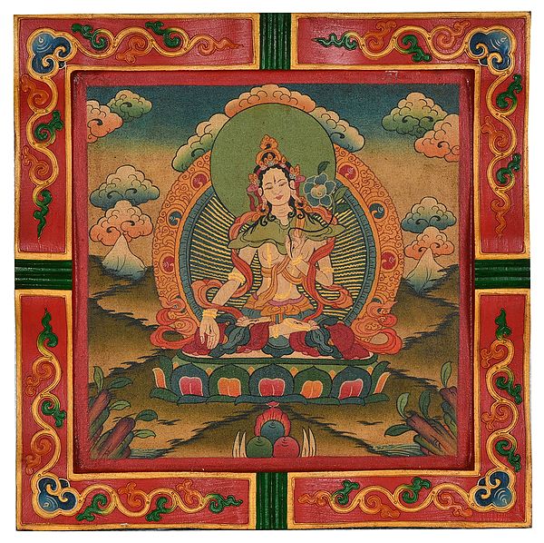 (From Nepal) Tibetan Buddhist Deity White Tara