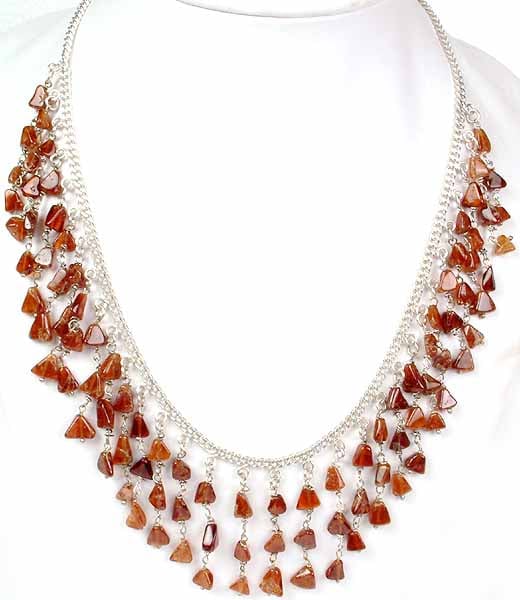 Amber Chandelier Necklace