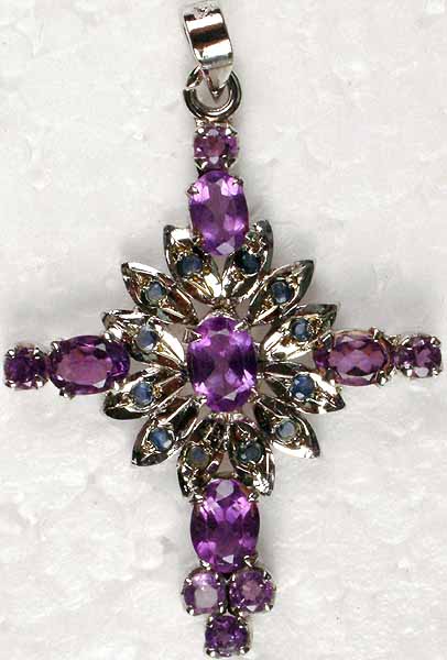Amethyst Cross Pendant
