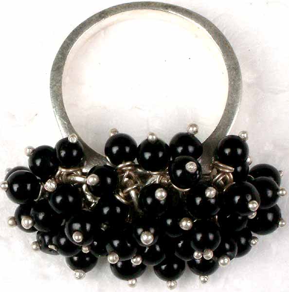 Black Onyx Gypsy Ring