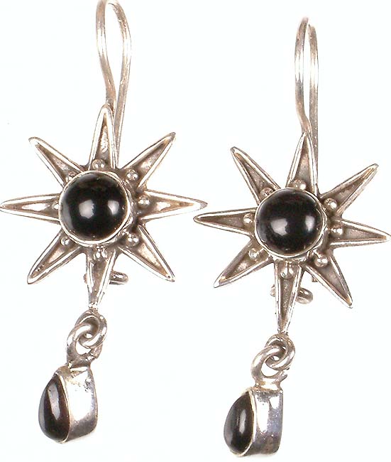 Black Onyx Star with Dangles