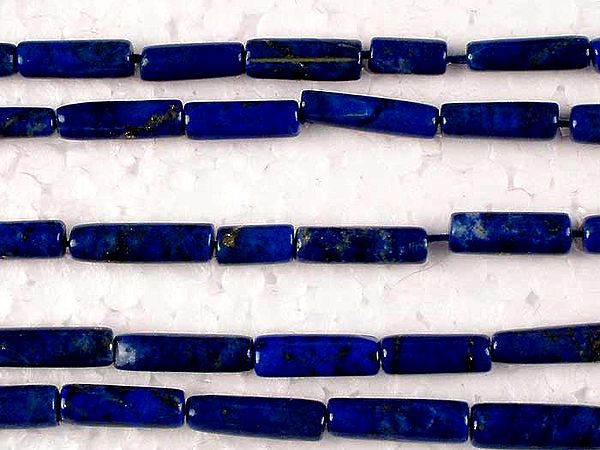 Fine and Dark Lapis Lazuli Cylinderical Tubes