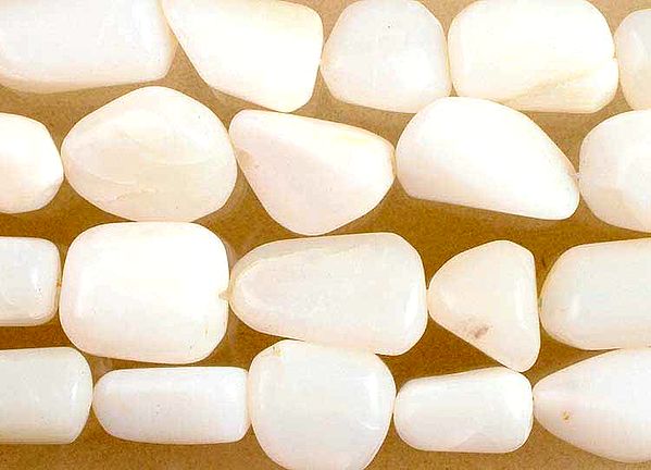 Fleshy White Opal Nuggets