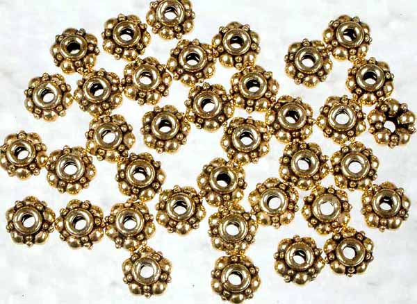Gold Plated Granulated Beads