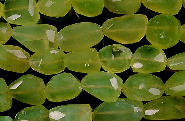 Green and Yellow Chalcedony Tumbles