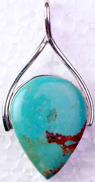 Inverted Teardrop of Turquoise