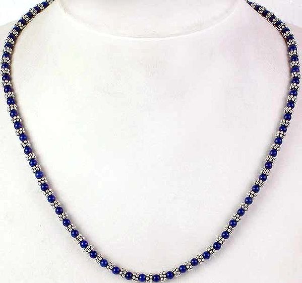 Lapis Lazuli Ball Necklace