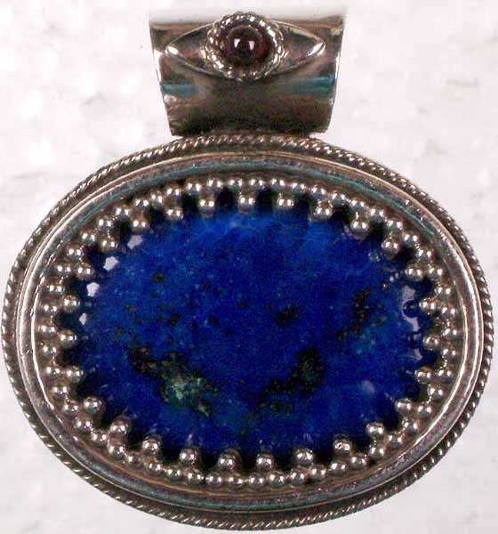 Lapiz Lazuli Filigree Pendant