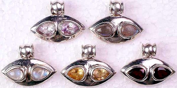 Lot of Five Spectacle Pendants