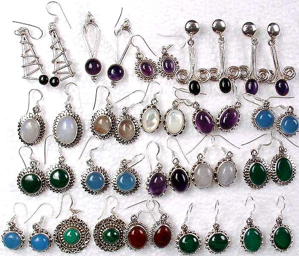Lot of Twenty Assorted Earrings