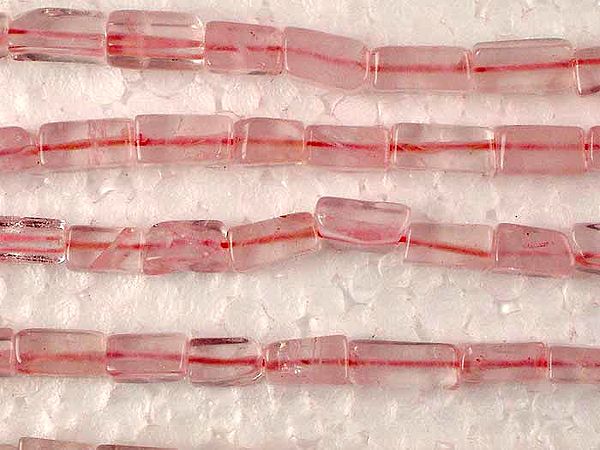 Rose Quartz Rectangular Tubes
