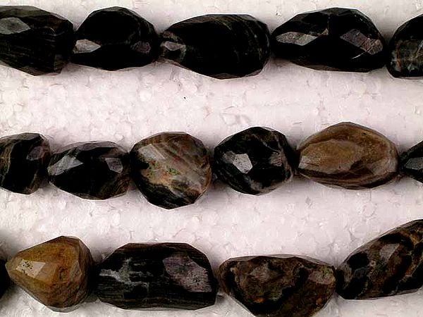 Snake Agate Faceted Tumbles