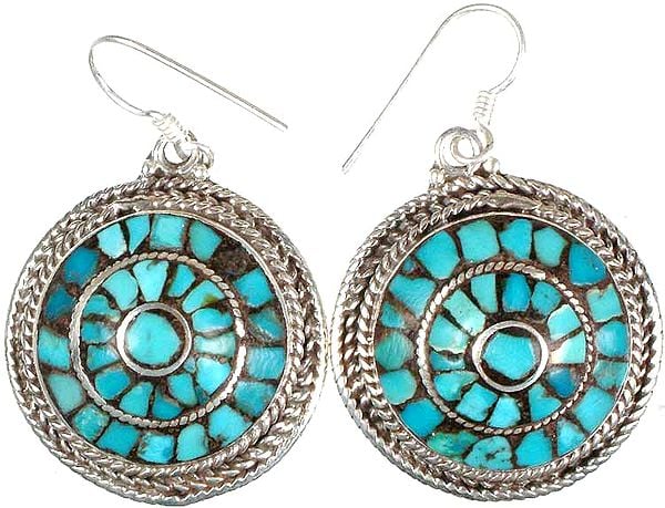 Turquoise Inlay Earrings