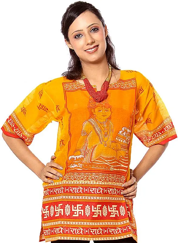 Radhey Radhey Little Krishna Unisex Top