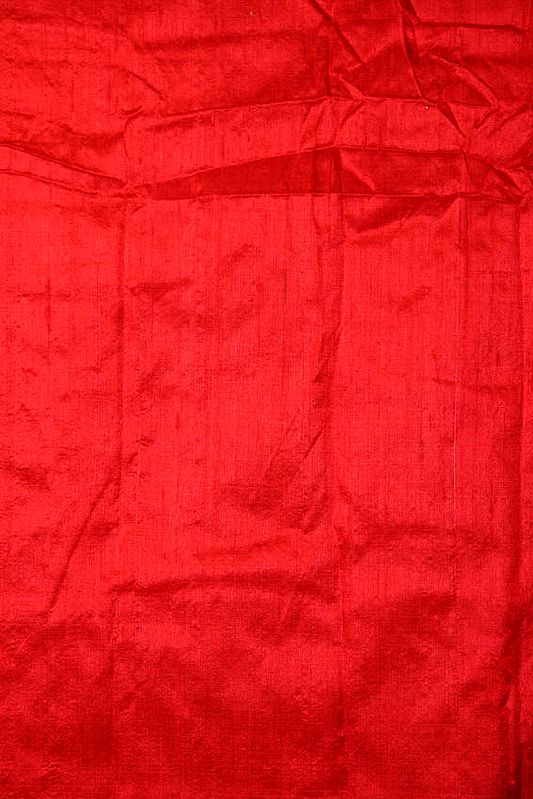 Red Khadi Silk Fabric