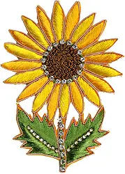 Floral Cutwork Patch with Embroidery and Beads