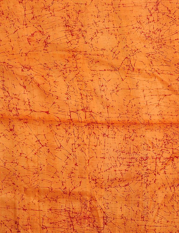 Batik Dyed Silk Fabric