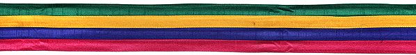 Plain Multicolor Fabric Border