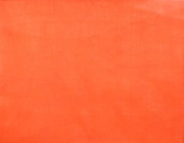 Plain Flame-Orange Handspun Fine Khadi