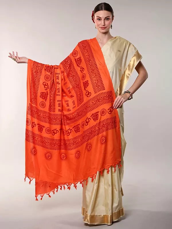 Jai Sri Rama Mantra Prayer Shawl