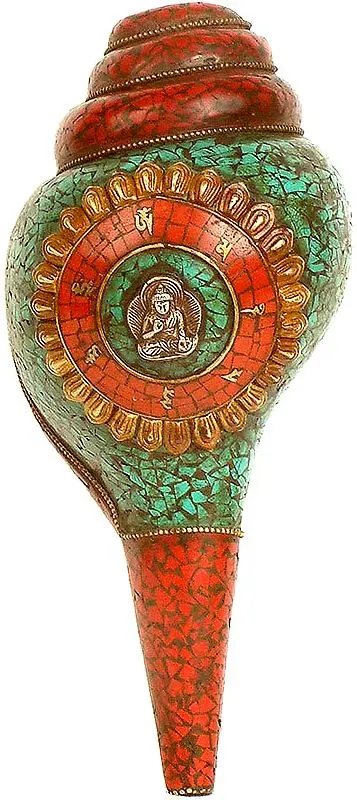 Conch with Buddha