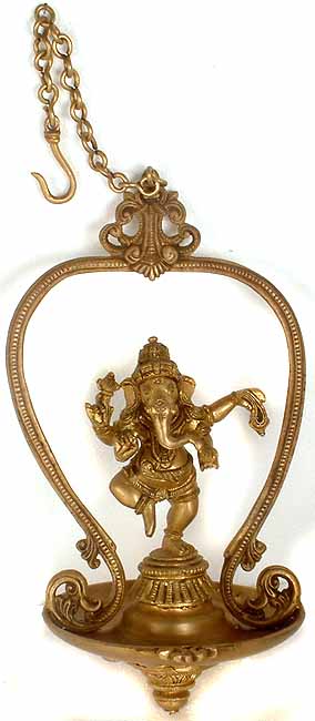 Dancing Ganesha Ceiling Lamp