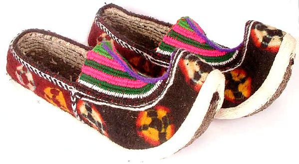 Hand Woven Delicate Shoes from Ladakh