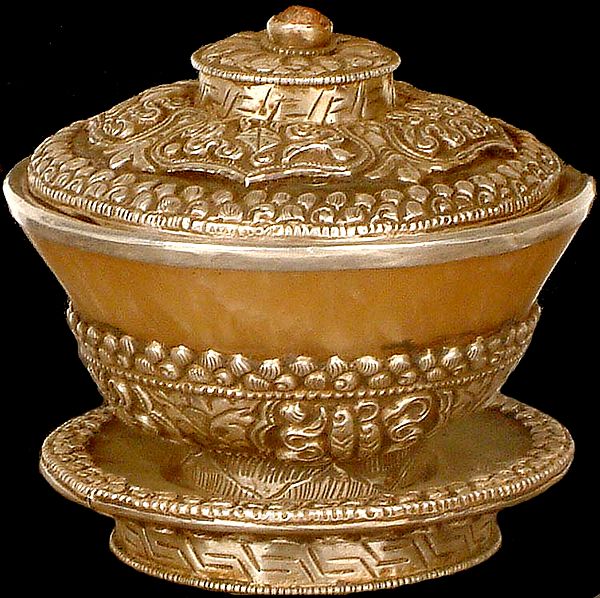 Ritual Bowl with Lid and Plate