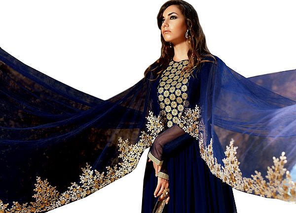 three piece gown