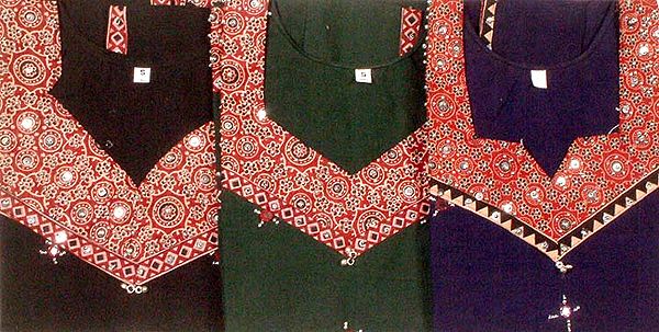 Lot of Three Tops with Beadwork