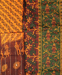 Salwar Kameez Fabric from Jaipur with Printed Ladies